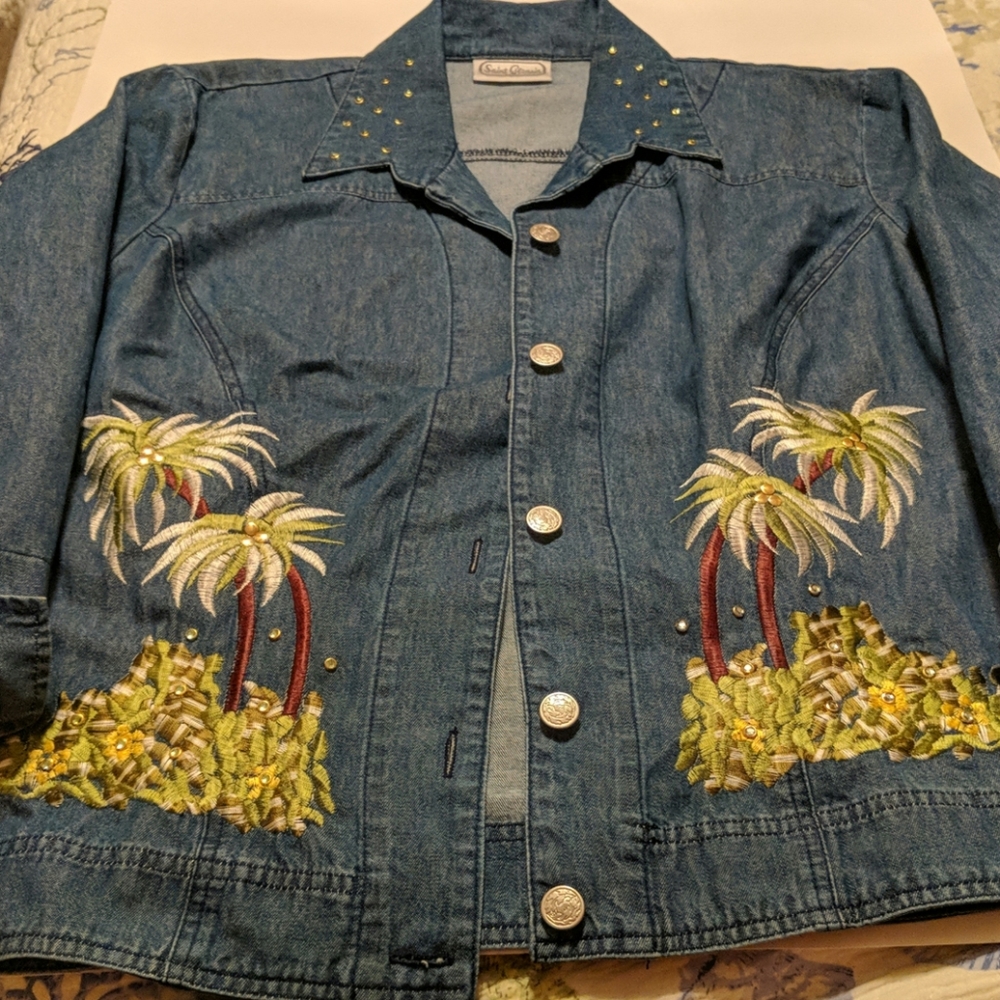 Saint Germain vintage denim jacket no size…